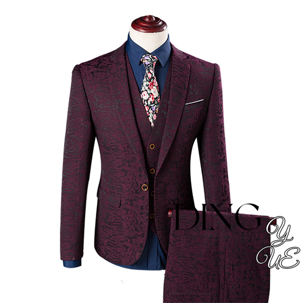 Men'S Grooming Brands - Blazer colete calças high-end marca cor
