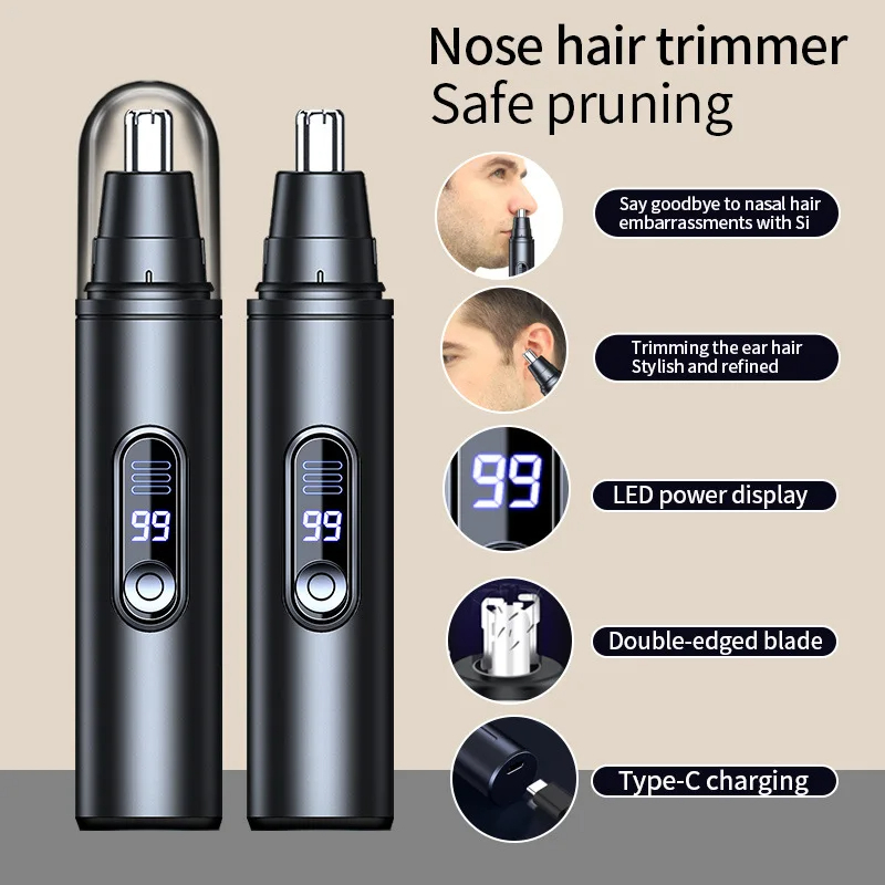 Eyebrow Razor Trimmer - Mini bolso nariz aparador de pêlos
