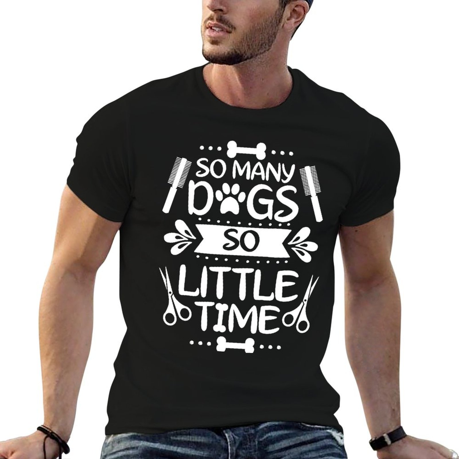 Men'S Grooming Ideas - Camiseta Casual Estilo Trabalho para Cuidadores