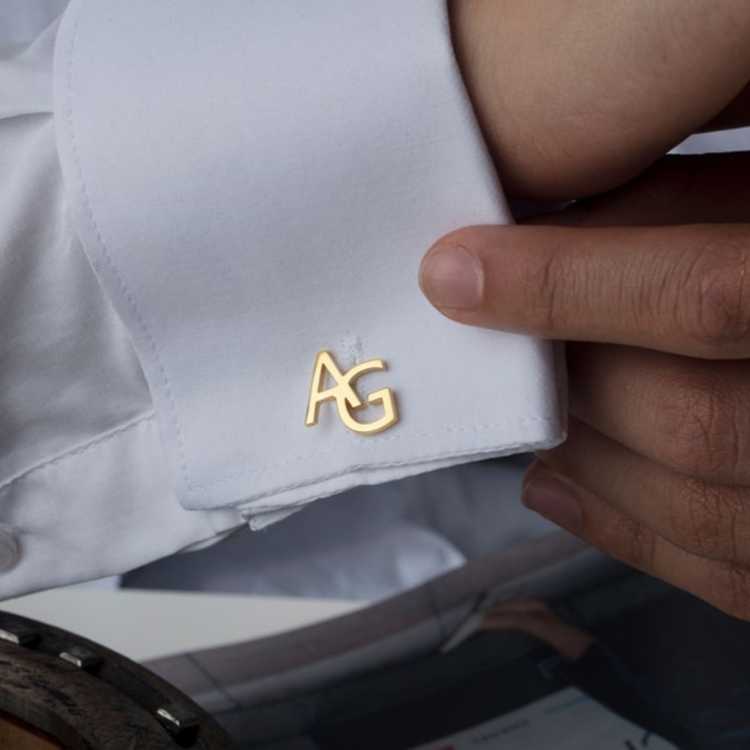 Men'S Grooming & Health Made Simple - Abotoaduras Personalizadas com Nome para Homens,