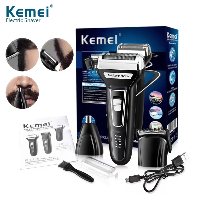 Men'S Grooming Boxes - Kemei multifuncional à prova d'água 3