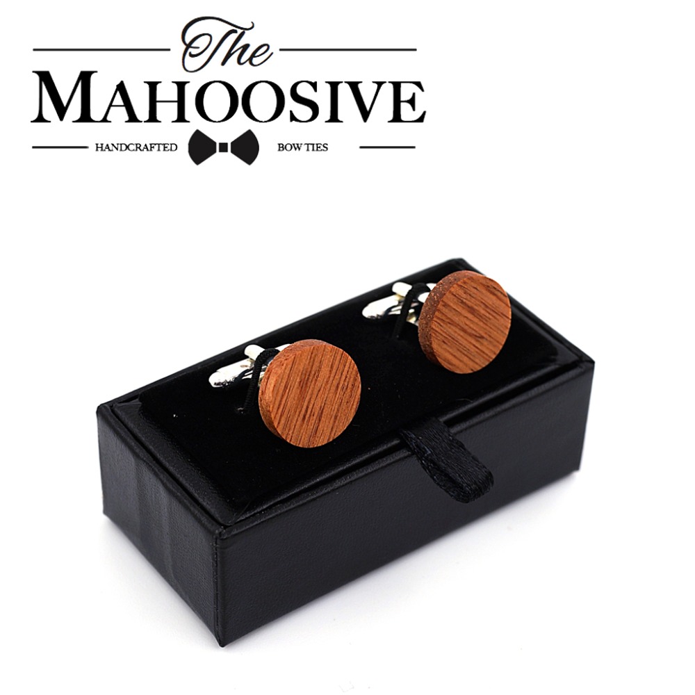 Men'S Grooming Boxes - Abotoaduras de madeira MAHOOSIVE para casamento,