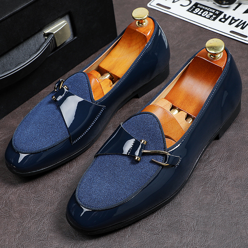 Men'S Grooming Oxford - Sapatos Oxford masculinos com cinta de