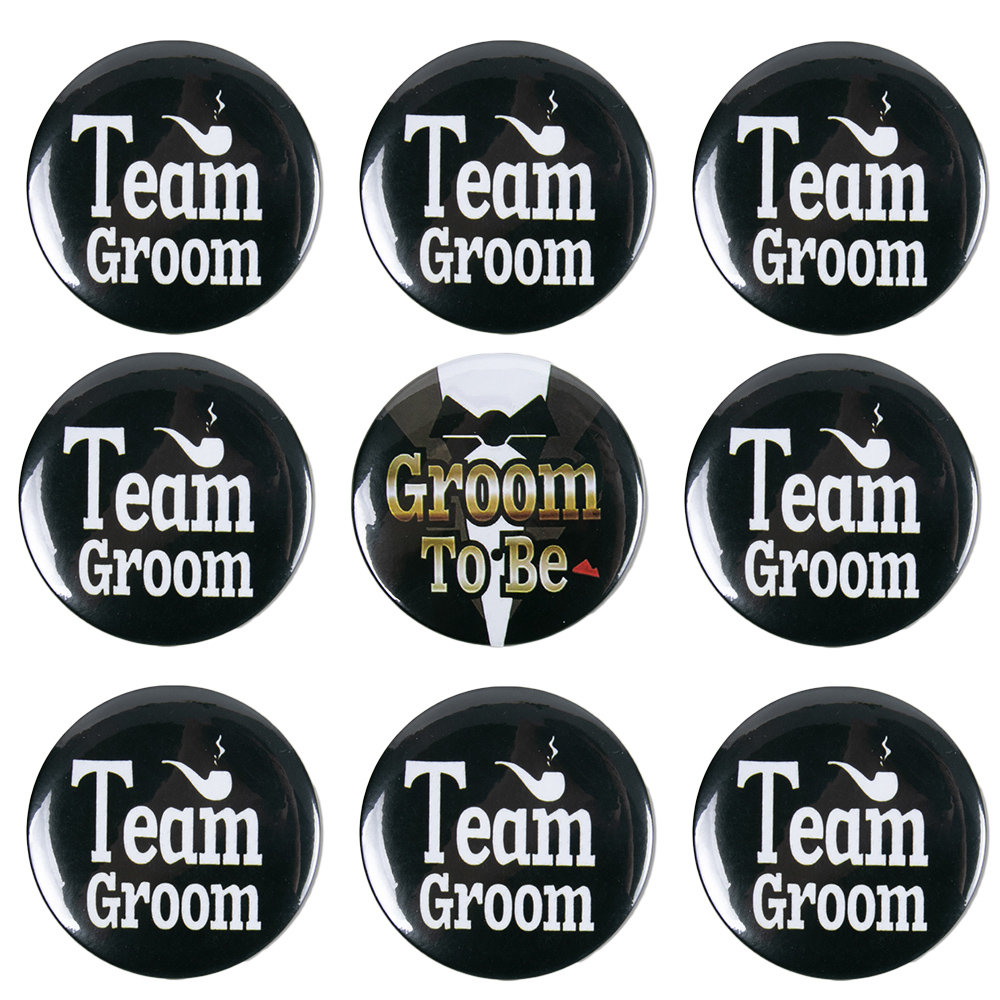 Men'S Grooming Ideas - 1-12 pçs festa de solteiro crachá