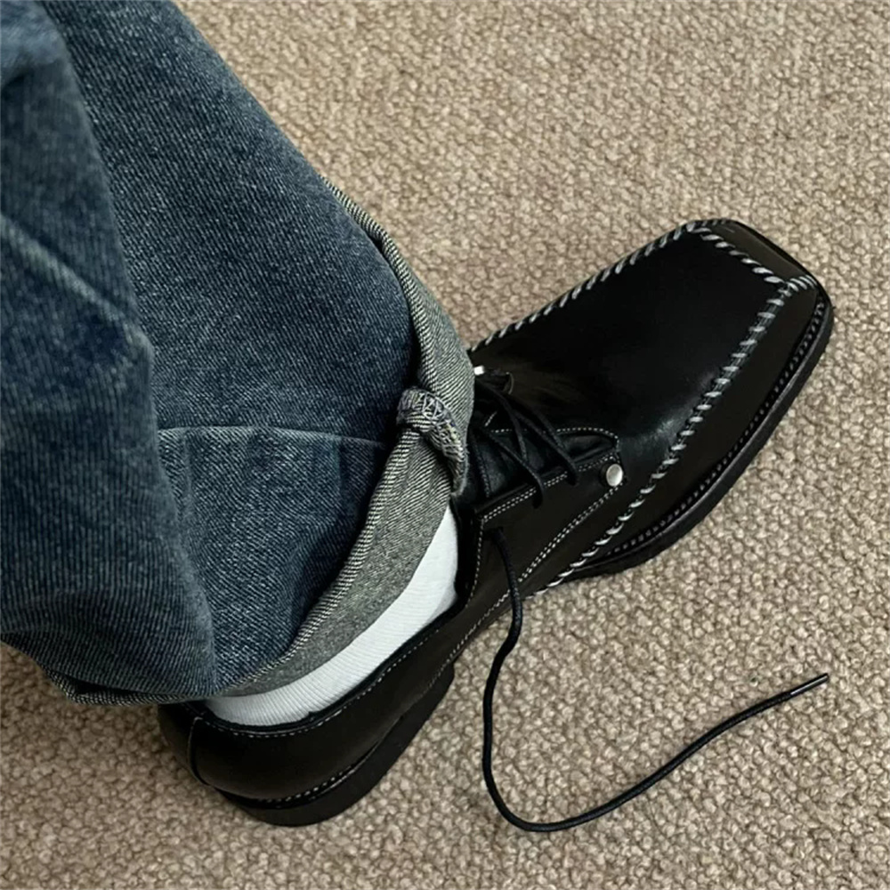 Men'S Grooming & Health Made Simple - Sapatos Derby Masculinos Estilo Britânico Bico