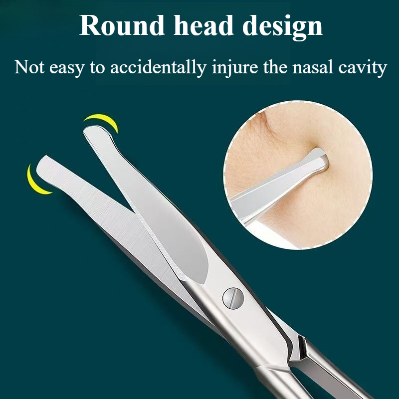 Eyebrow Razor Trimmer - Tesoura de Sobrancelha com Lâmina Curva