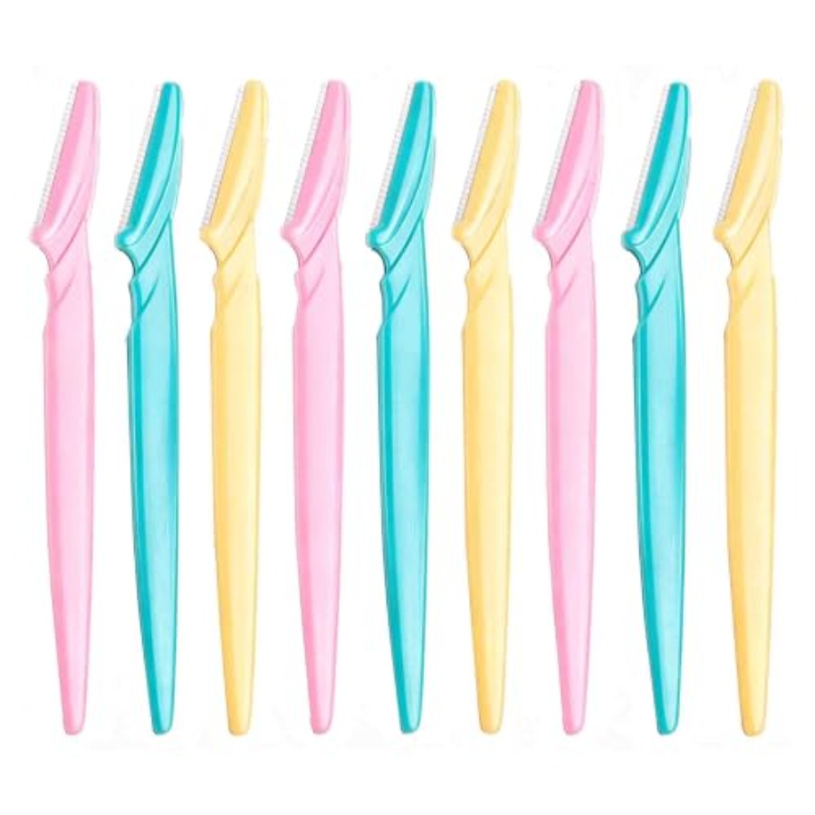 Eyebrow Razor Trimmer - Kit com 9 Lâminas para Sobrancelhas,