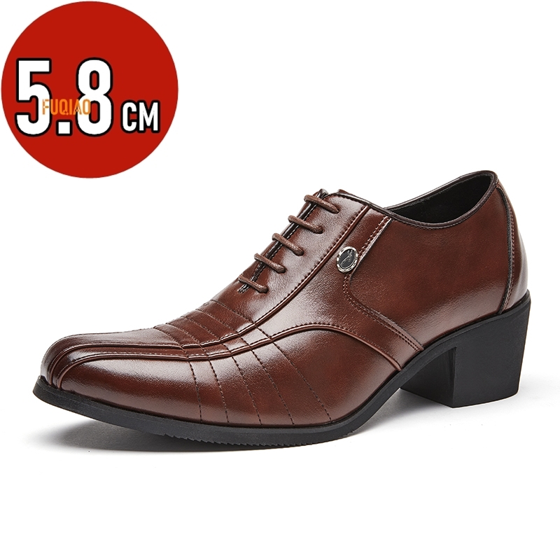 Men'S Grooming Oxford - Sapatos masculinos de salto alto de