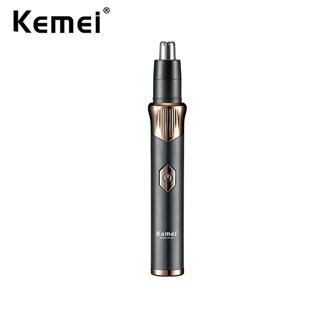 Eyebrow Razor Trimmer - Kemei recarregável elétrica orelha e nariz
