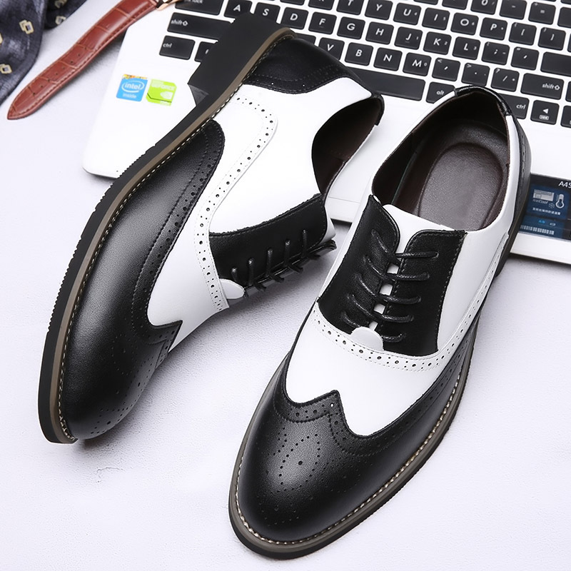 Men'S Grooming Oxford - Sapatos masculinos de couro genuíno, calçados