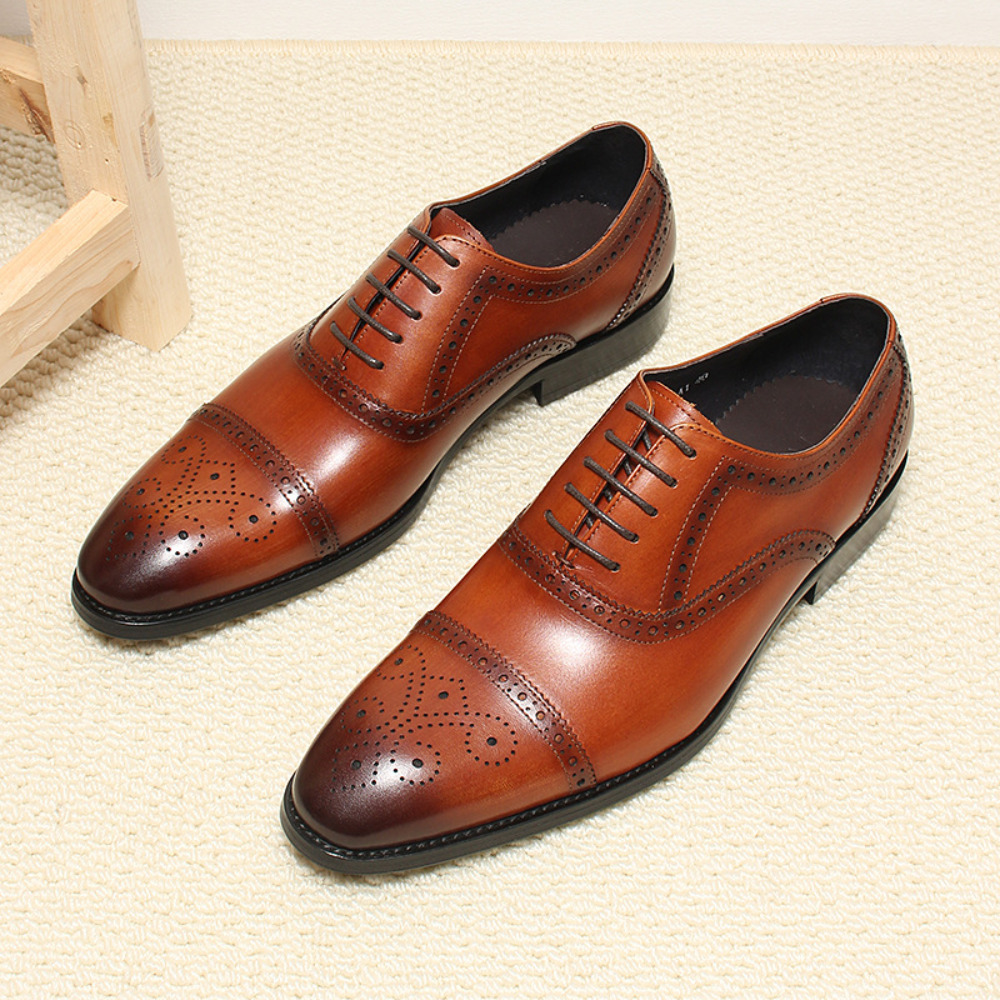 Sapatos Formais de Couro Integ - Men'S Grooming Oxford avaliação e preço