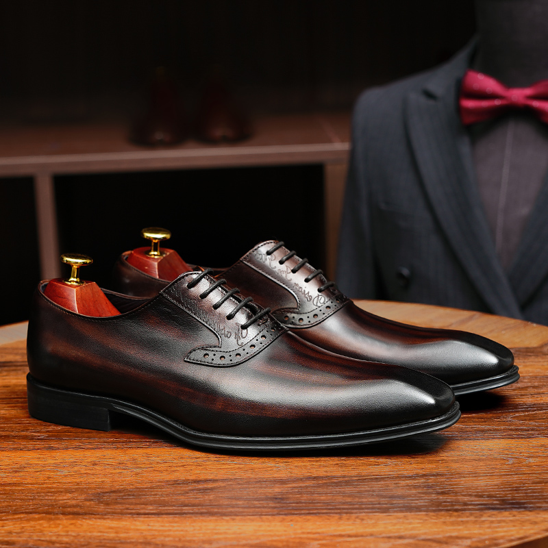 Dedo do pé apontado oxford sap - Men'S Grooming Oxford avaliação e preço