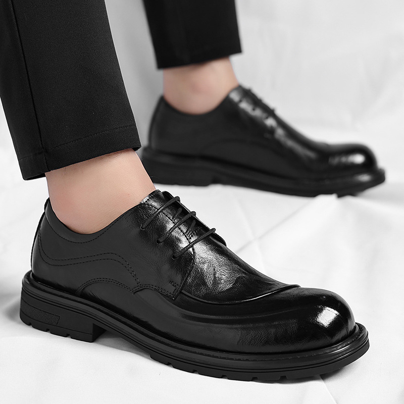 Sapatos de Couro Genuíno Marro - Men'S Grooming Oxford avaliação e preço