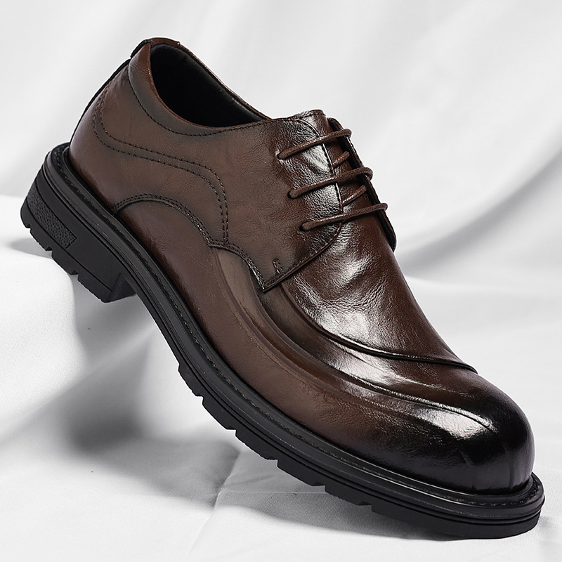 Sapatos de Couro Genuíno Marro - Men'S Grooming Oxford avaliação e preço