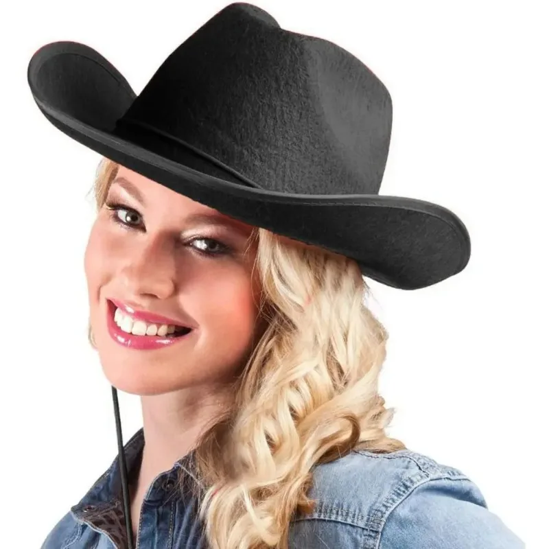 Novo chapéu de cowboy de feltr - Men'S Grooming House avaliação e preço