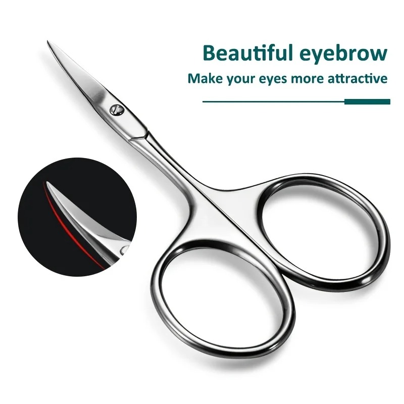 Tesoura de Sobrancelha com Lâm - Eyebrow Razor Trimmer avaliação e preço