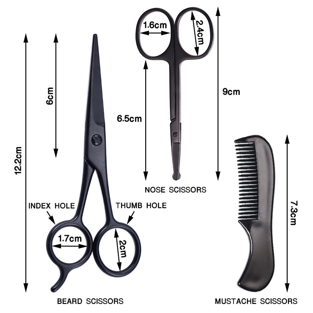 Kit de Pente para Barba com Te - Shaving Brush Set avaliação e preço