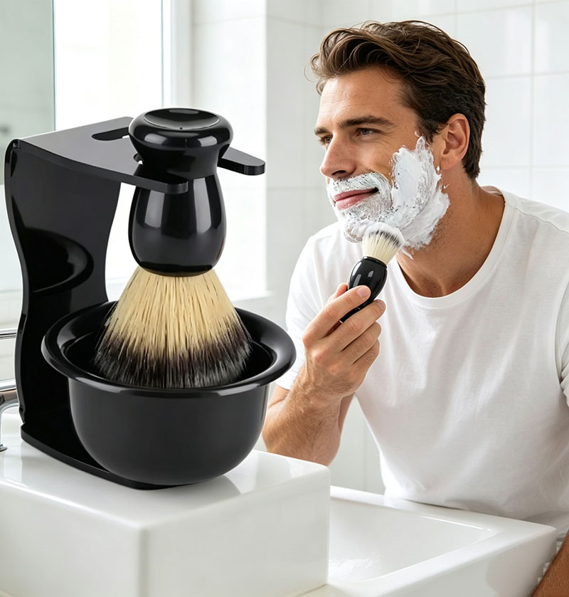 Conjunto de Pincel de Barbear  - Shaving Brush Set avaliação e preço
