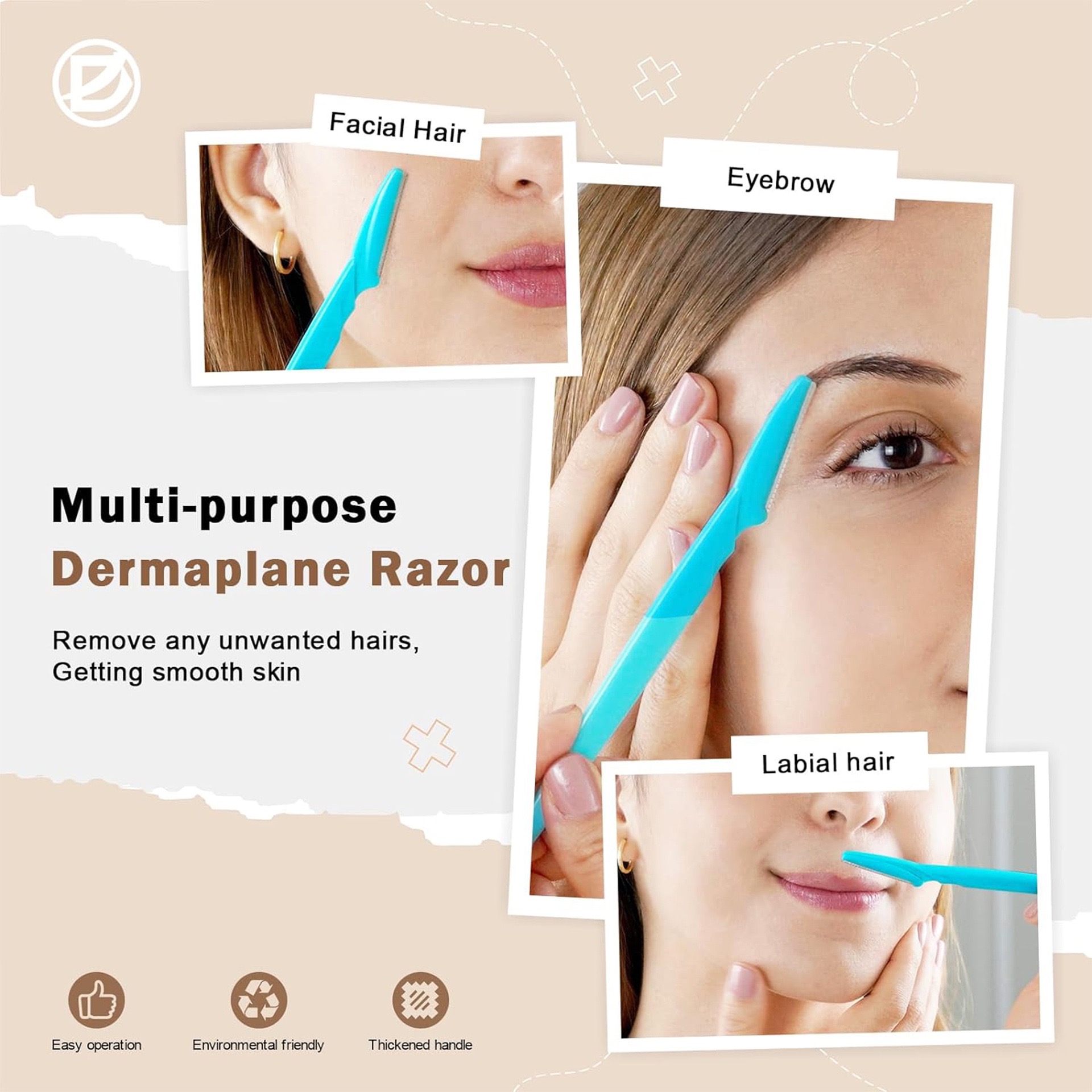 Kit de 5/10/30/40 Lâminas para - Eyebrow Razor Trimmer avaliação e preço