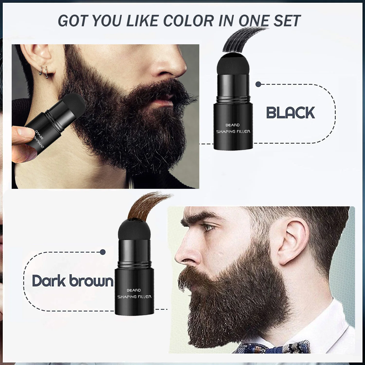 Caneta para barba, lápis e pin - Shaving Brush Set avaliação e preço