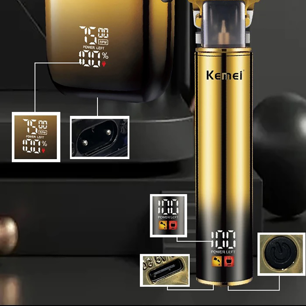 Kemei aparador de cabelo elétr - Eyebrow Razor Trimmer avaliação e preço